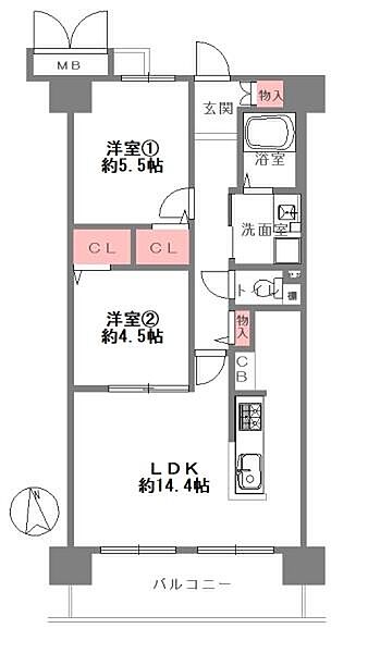間取りを拡大表示