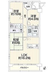 間取図画像 3LDK