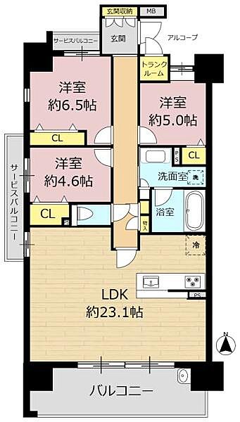 間取り：321000085562