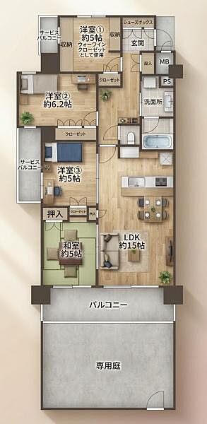 間取り：327002373321