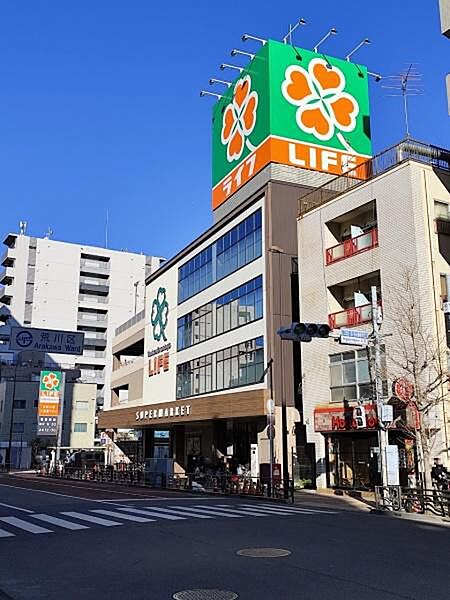 ライフ東日暮里店まで400m、営業時間■9：00～0：00（24：00）