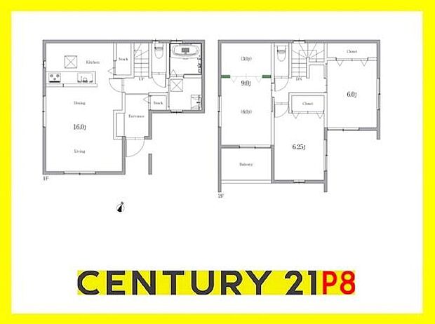 全居室に6帖以上！インナーバルコニーでプライベート空間！