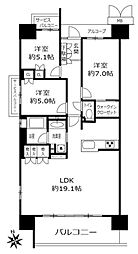 間取図画像 3LDK