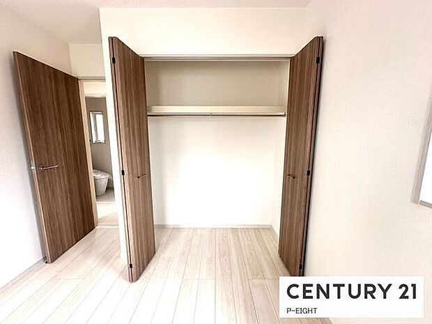 クローゼットでお部屋もスッキリ！