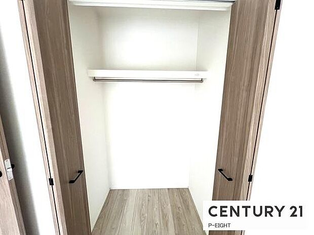 クローゼットでお部屋もスッキリ!