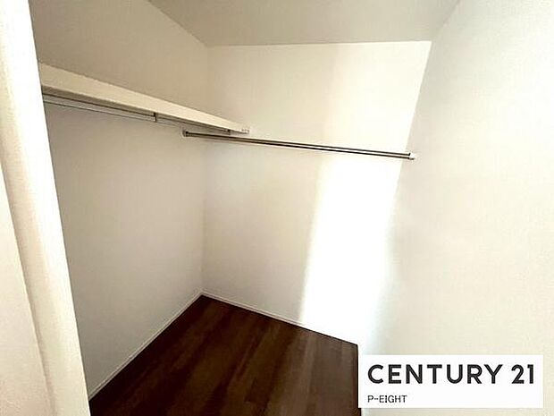 広々としたクローゼットでたくさん収納できます！