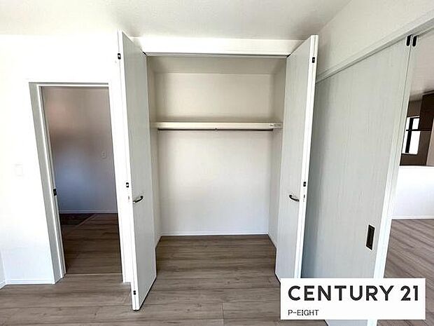 広々としたクローゼットでたくさん収納できます！