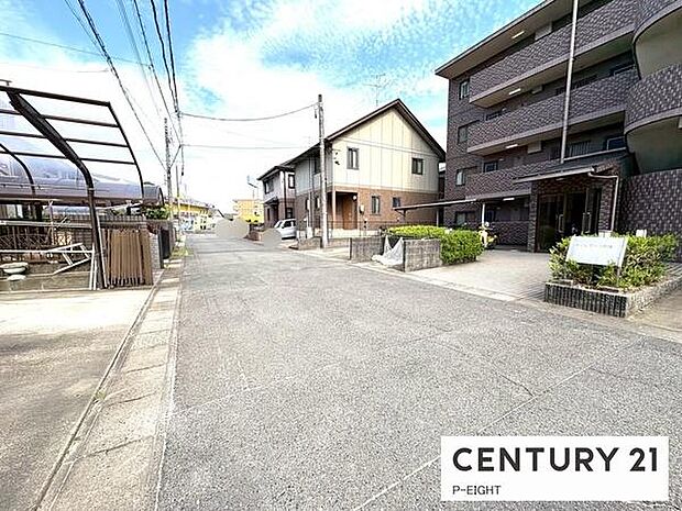 整備された道路です!