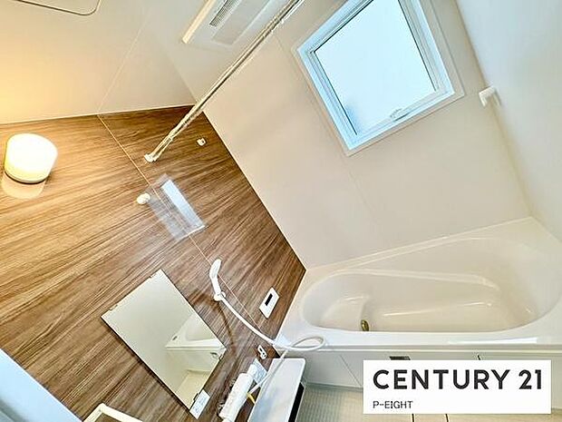 一坪サイズのお風呂で毎日の疲れを癒してください。