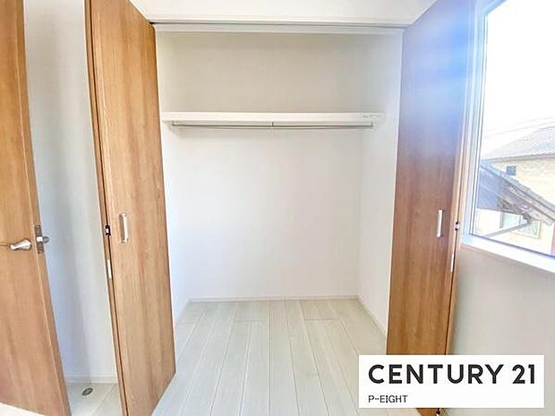 クローゼットでお部屋もスッキリ!