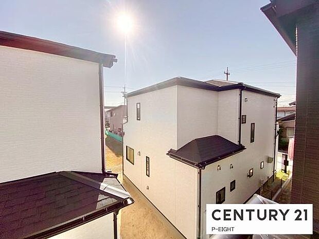 バルコニーから見える景色です!