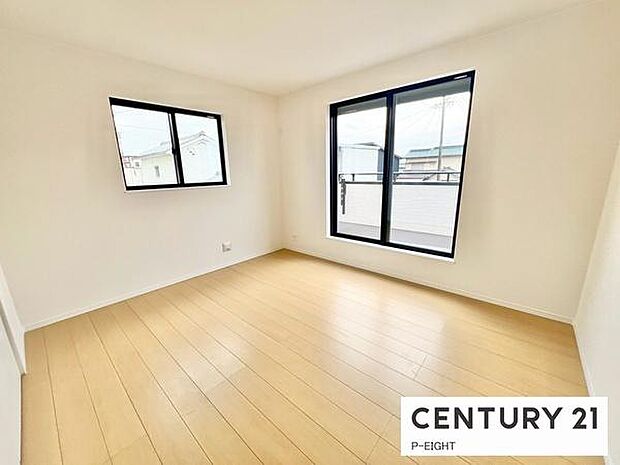 バルコニーに面している部屋です！