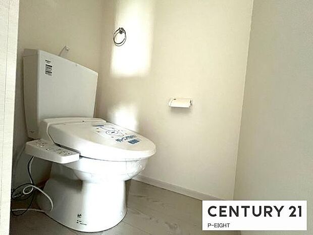 来客用の1階トイレには最新のトイレを！