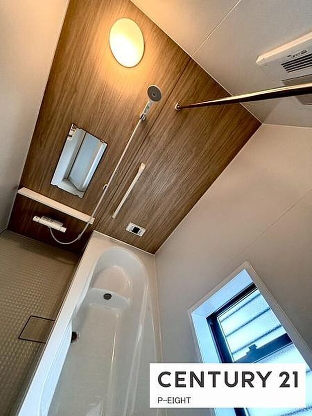 一坪サイズのお風呂で毎日の疲れを癒してください。