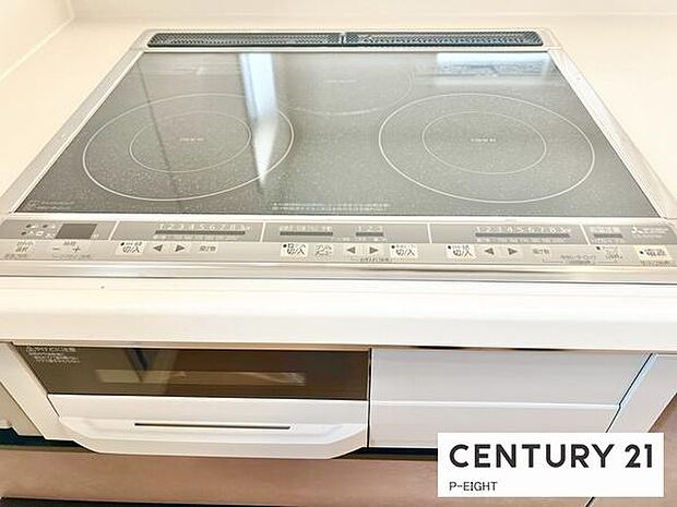 三口IHコンロで料理もはかどりますね!