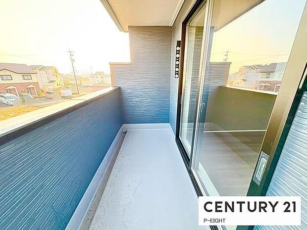 インナーバルコニーでプライベート空間！