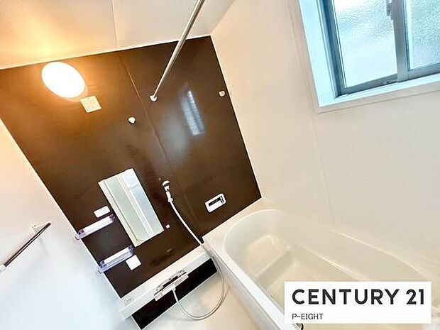 一坪サイズのお風呂で毎日の疲れを癒してください。