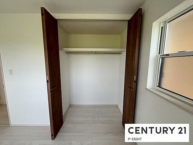 クローゼットでお部屋もスッキリ!