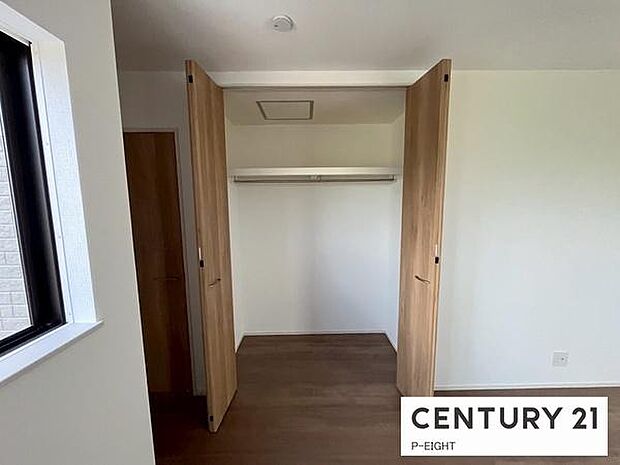 クローゼットでお部屋もスッキリ！