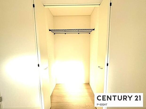 クローゼットでお部屋もスッキリ!