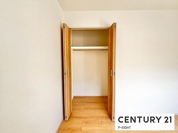 クローゼットでお部屋もスッキリ！