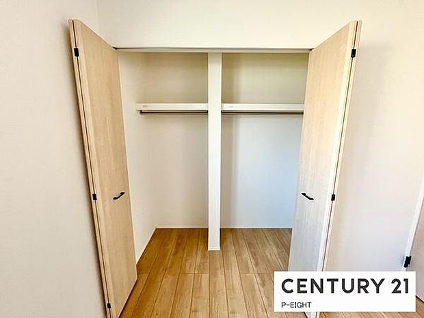 広めのクローゼットでたくさん収納できます!