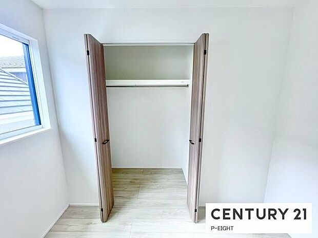 クローゼットでお部屋もスッキリ!