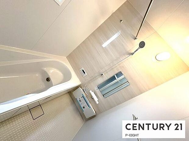 一坪サイズのお風呂で毎日の疲れを癒してください。