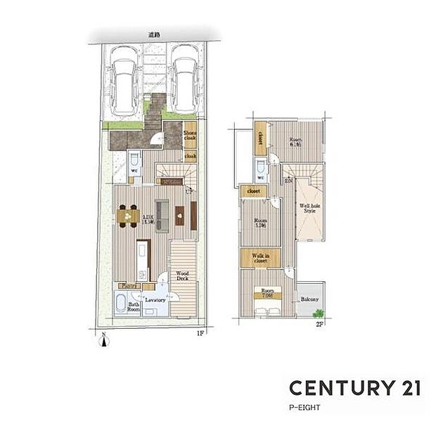 3LDK!収納豊富な間取り!