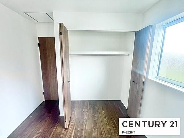 クローゼットでお部屋もスッキリ!