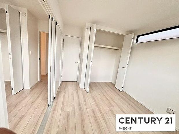 クローゼットでお部屋もスッキリ!