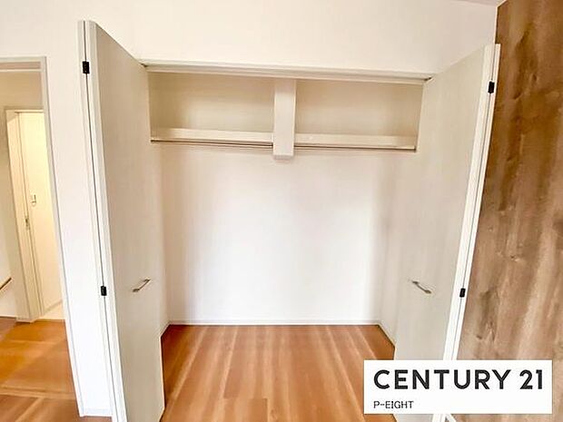 クローゼットでお部屋もスッキリ!