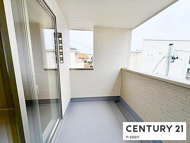 インナーバルコニーでプライベート空間!