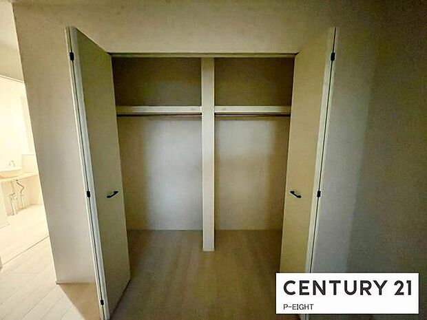 クローゼットでお部屋もスッキリ！