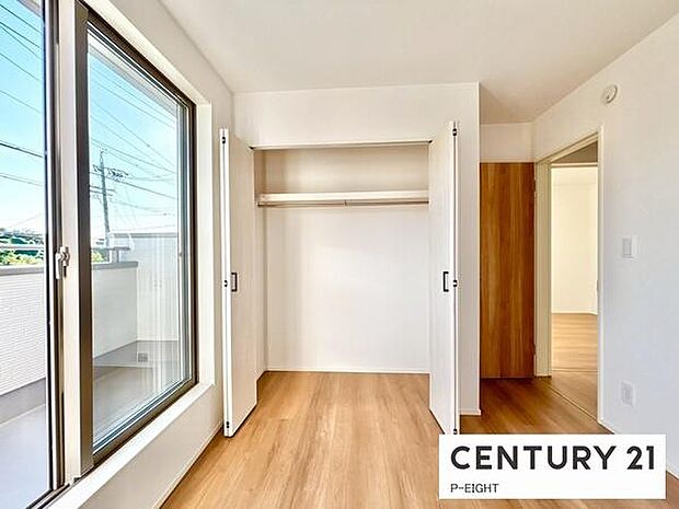 クローゼットでお部屋もスッキリ!