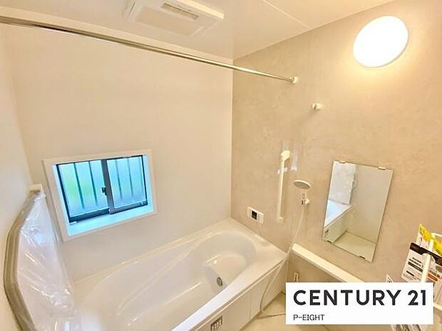 一坪サイズのお風呂で毎日の疲れを癒してください。