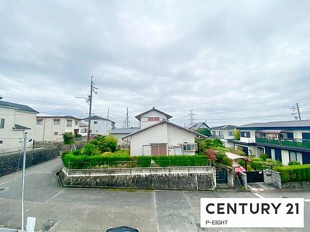 バルコニーから見える景色です!