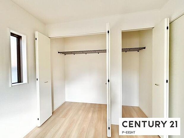 クローゼットでお部屋もスッキリ!