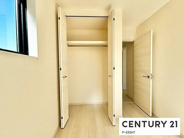 クローゼットでお部屋もスッキリ!