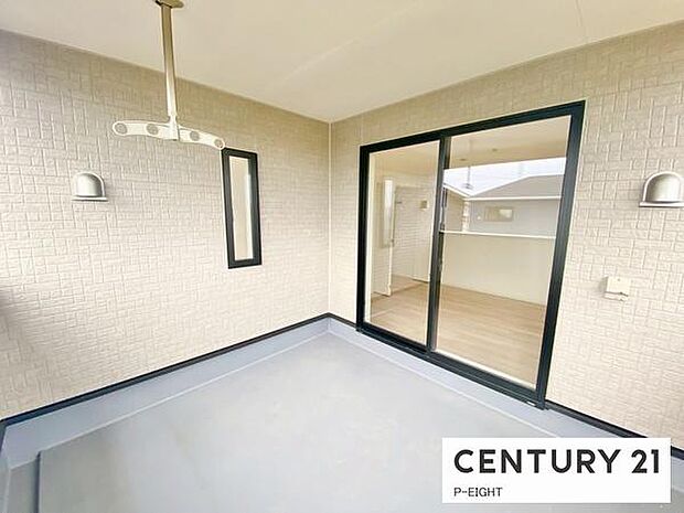 インナーバルコニーでプライベート空間!