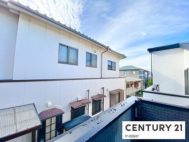 バルコニーから見える景色です！