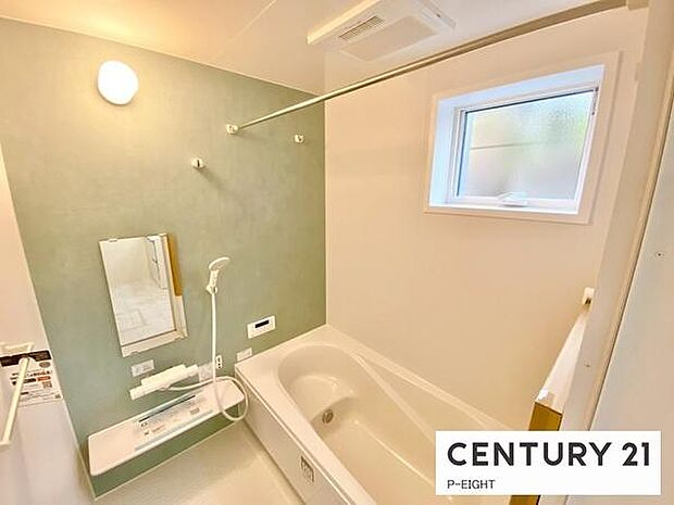 一坪サイズのお風呂で毎日の疲れを癒してください。