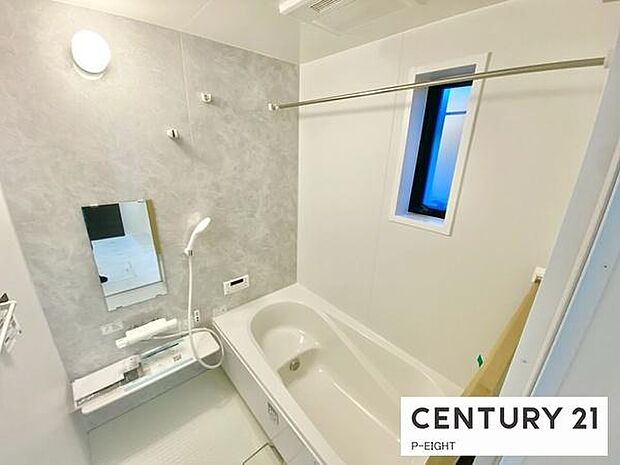 一坪サイズのお風呂で毎日の疲れを癒してください。