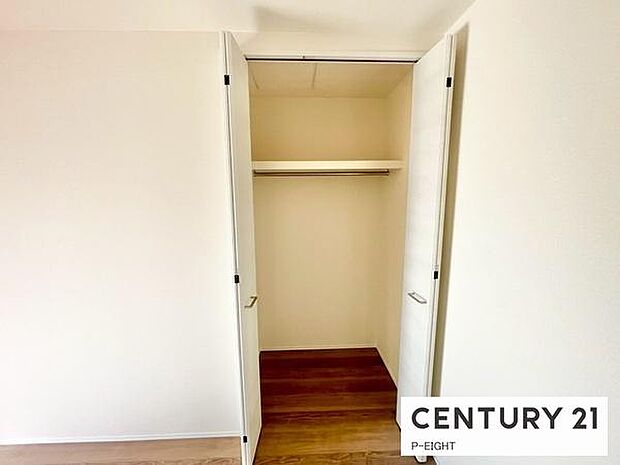 クローゼットでお部屋もスッキリ!