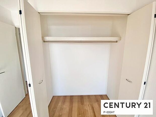 広めのクローゼットでたくさん収納できます！