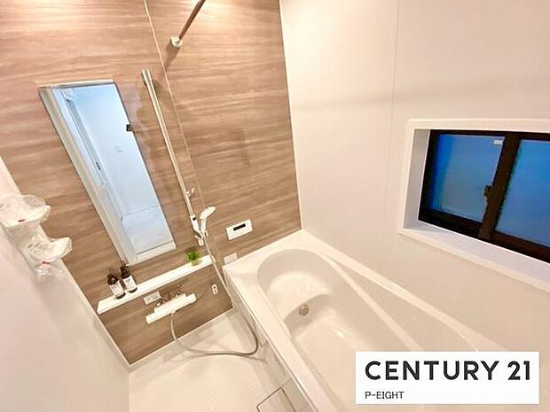 一坪サイズのお風呂で毎日の疲れを癒してください。