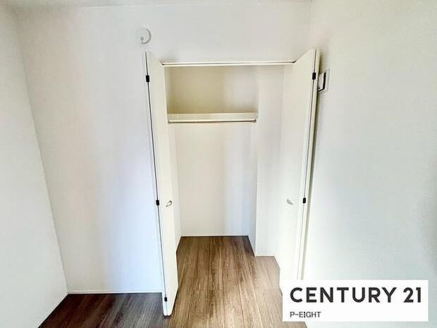 クローゼットでお部屋もスッキリ!