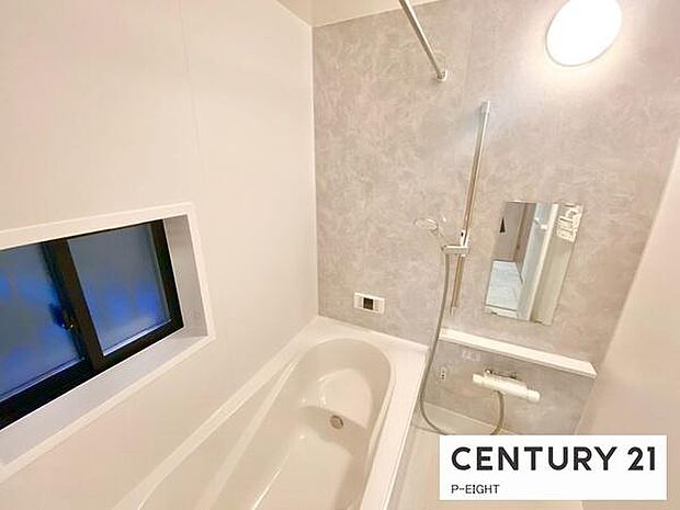 一坪サイズのお風呂で毎日の疲れを癒してください。