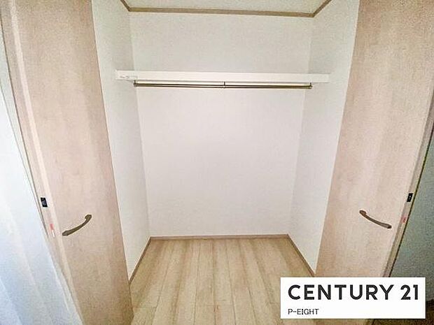 広めのクローゼットでたくさん収納できます！