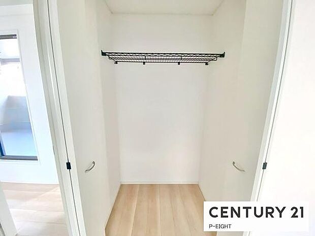 広めのクローゼットでたくさん収納できます!